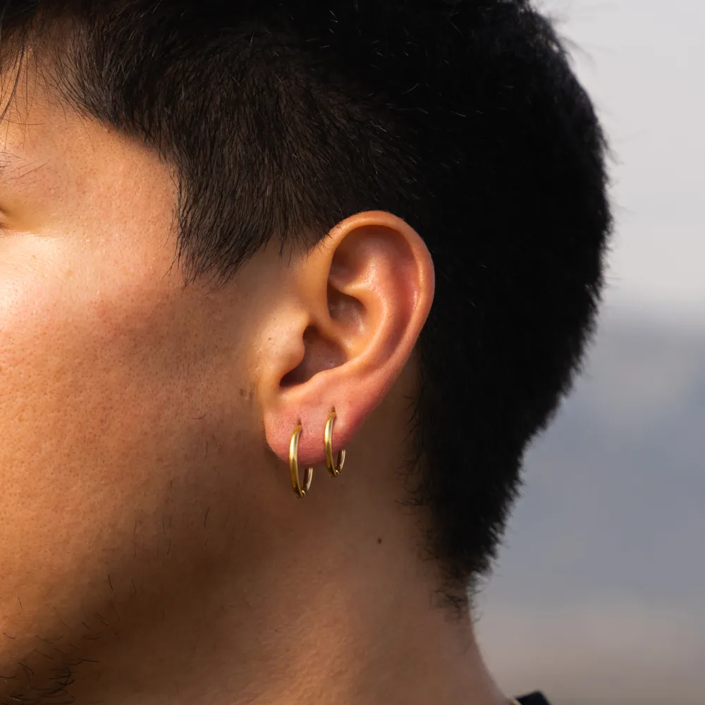 Gold Hoop Earrings