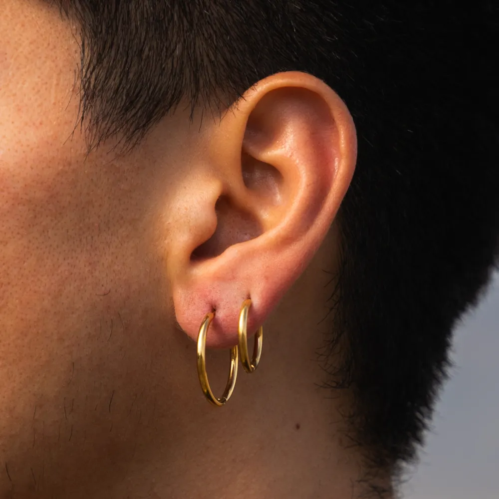 Gold Hoop Earrings