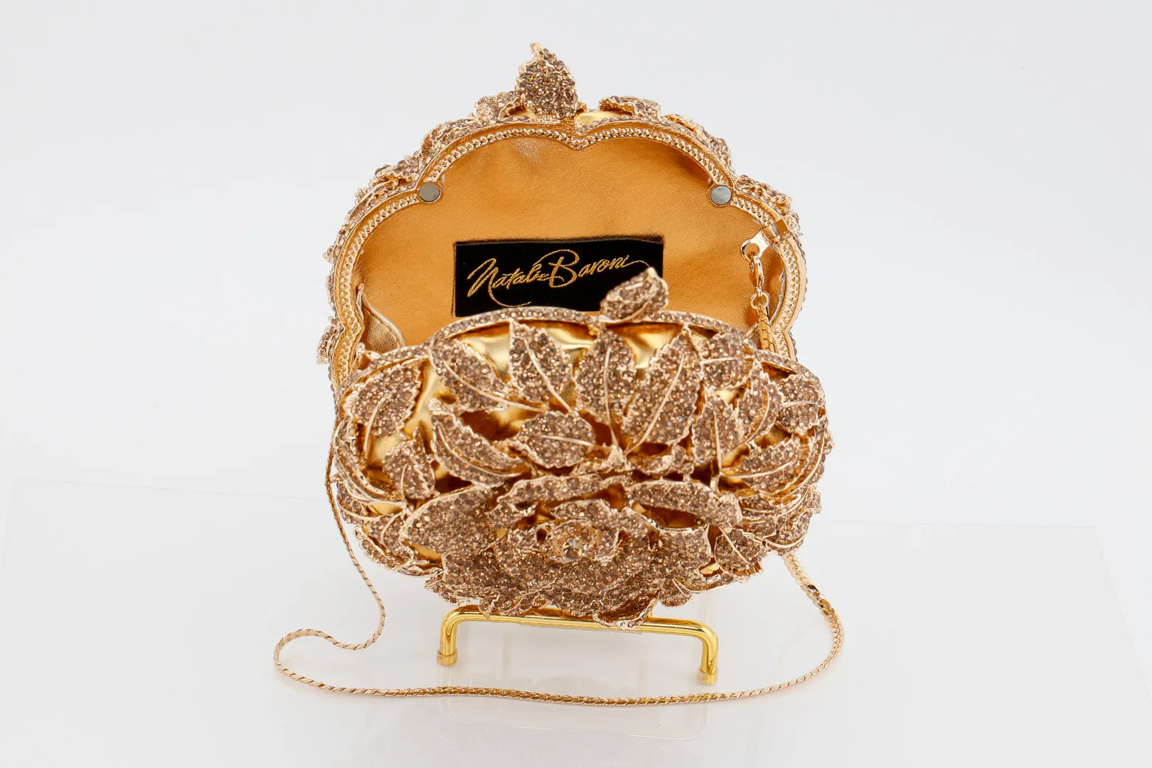 Golden Rose Evening Bag