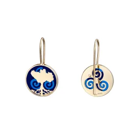 Growing Home Drop Earrings, Blue