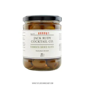 Jack Rudy Cocktail Co. Vermouth Brined Olives (16 oz)