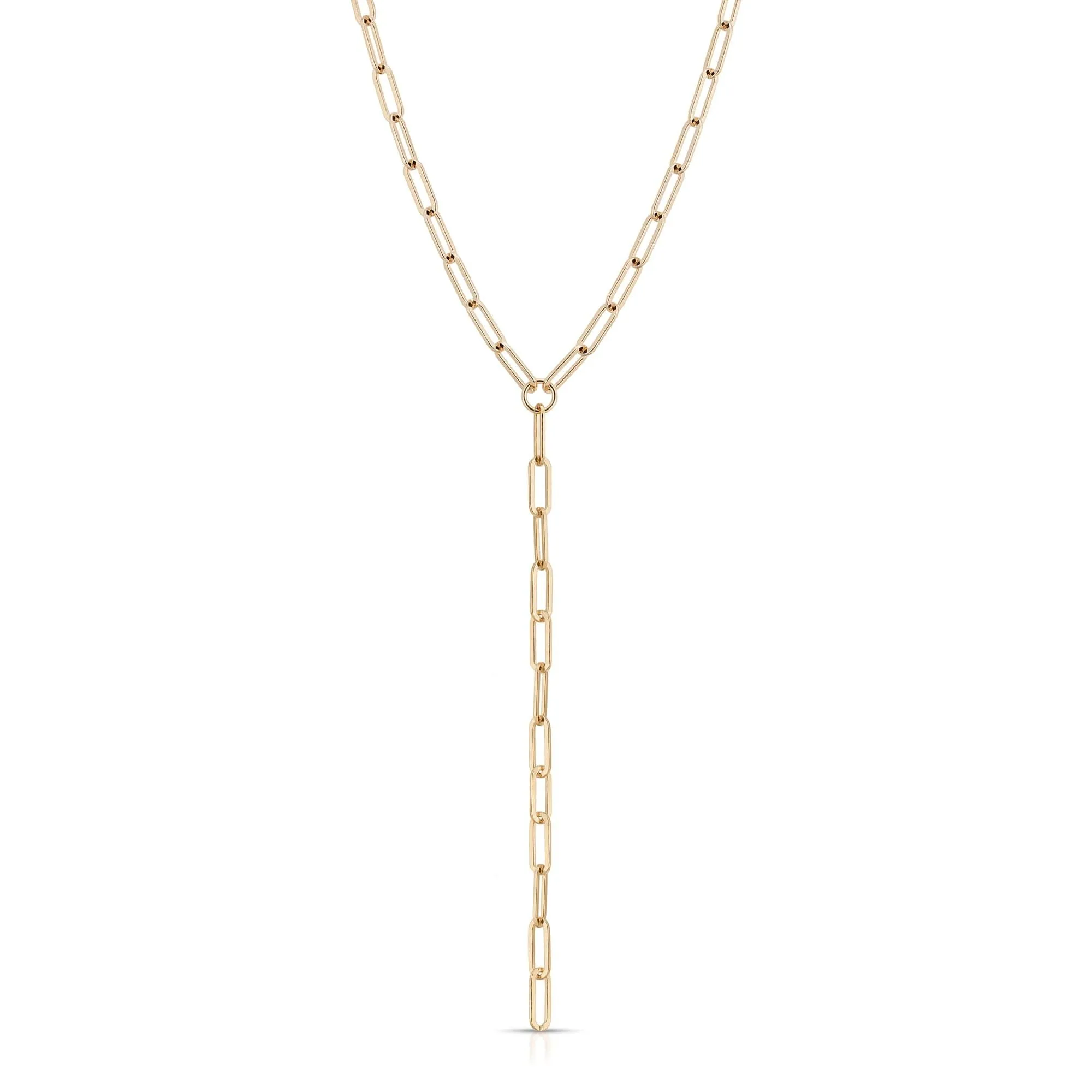 Large Elongated Link Lariat