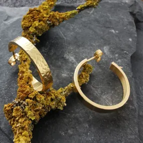 Large Gold Hoop Earrings