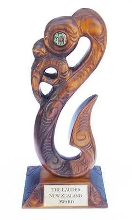 Large Maori Fish Hook Trophy