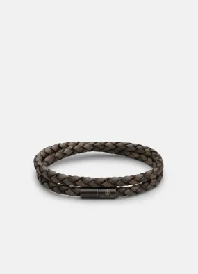 Leather Bracelet | The Stealth Bracelet | Graphite