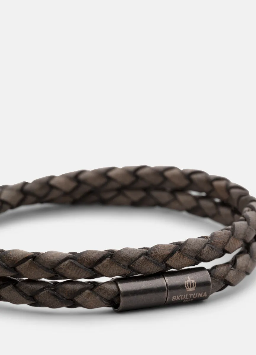 Leather Bracelet | The Stealth Bracelet | Graphite