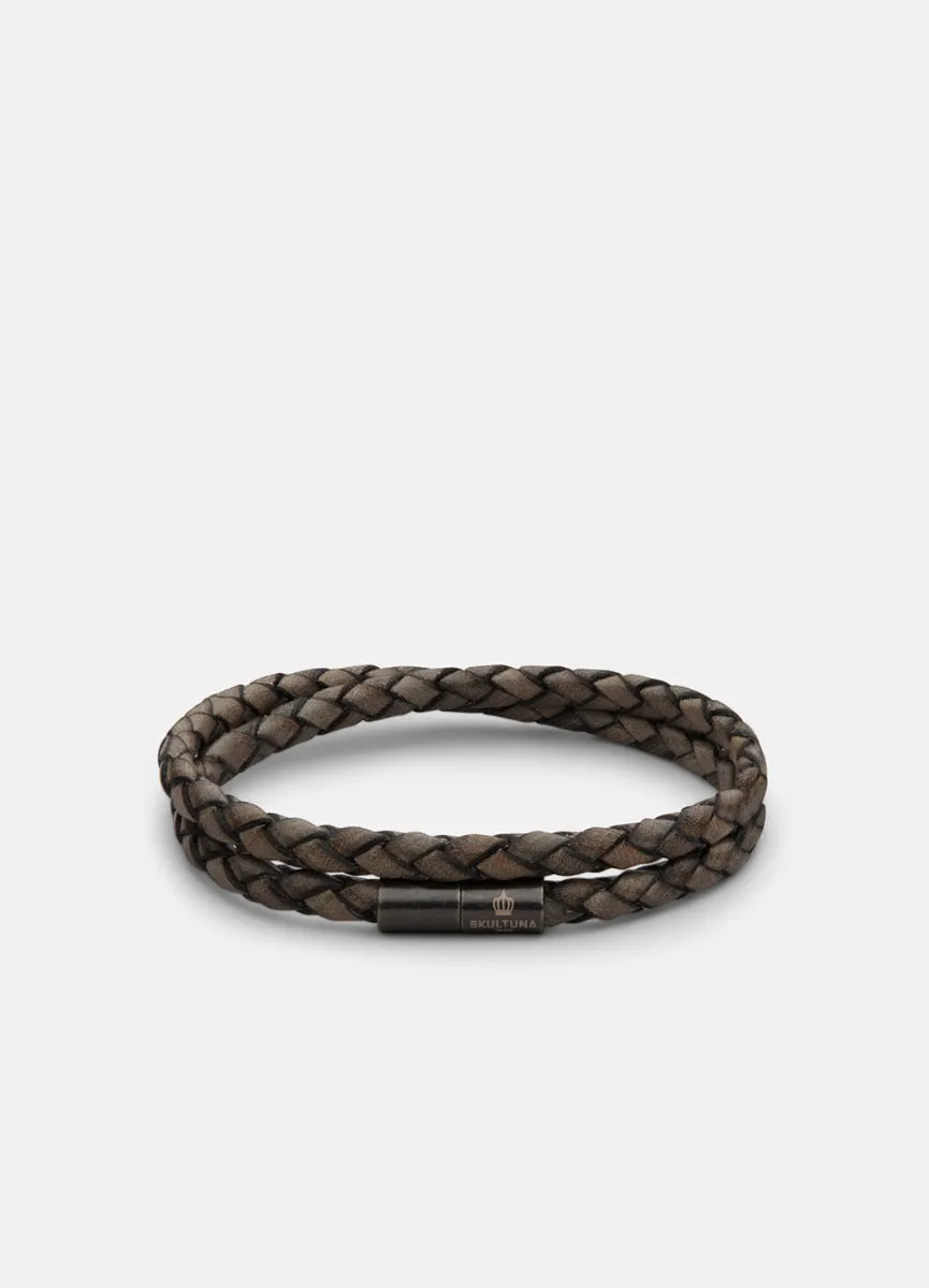 Leather Bracelet | The Stealth Bracelet | Graphite