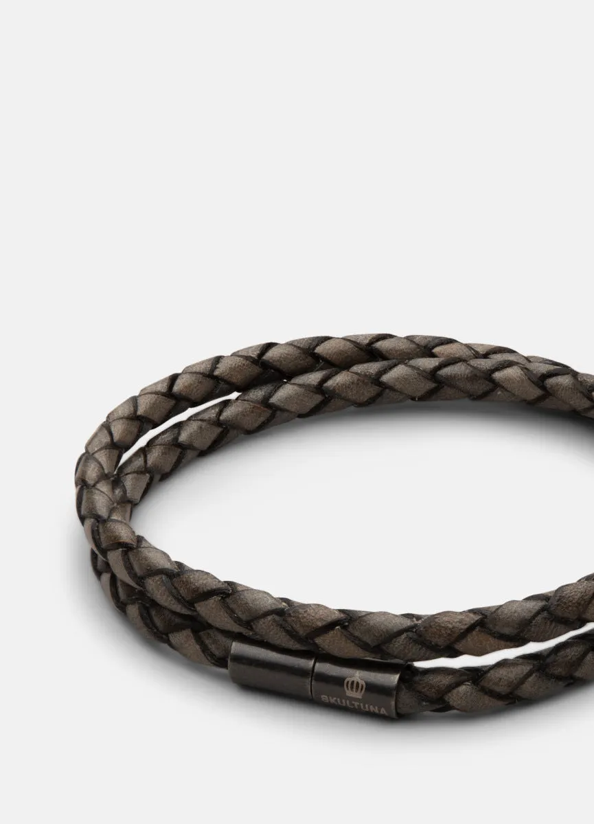 Leather Bracelet | The Stealth Bracelet | Graphite