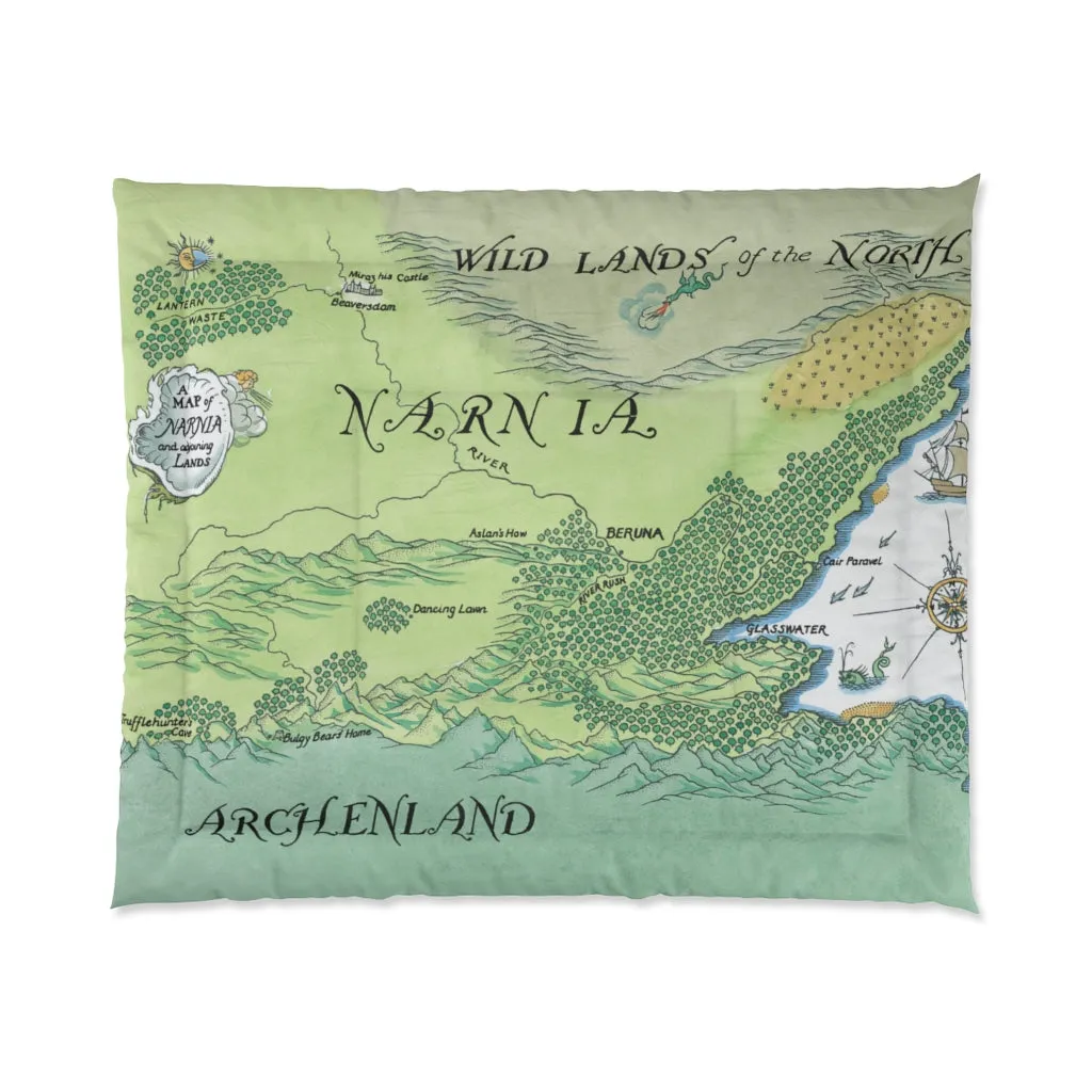 Map of Narnia Comforter