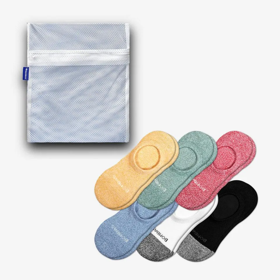 Men's Cushioned No Show Laundry Bag 6-pack