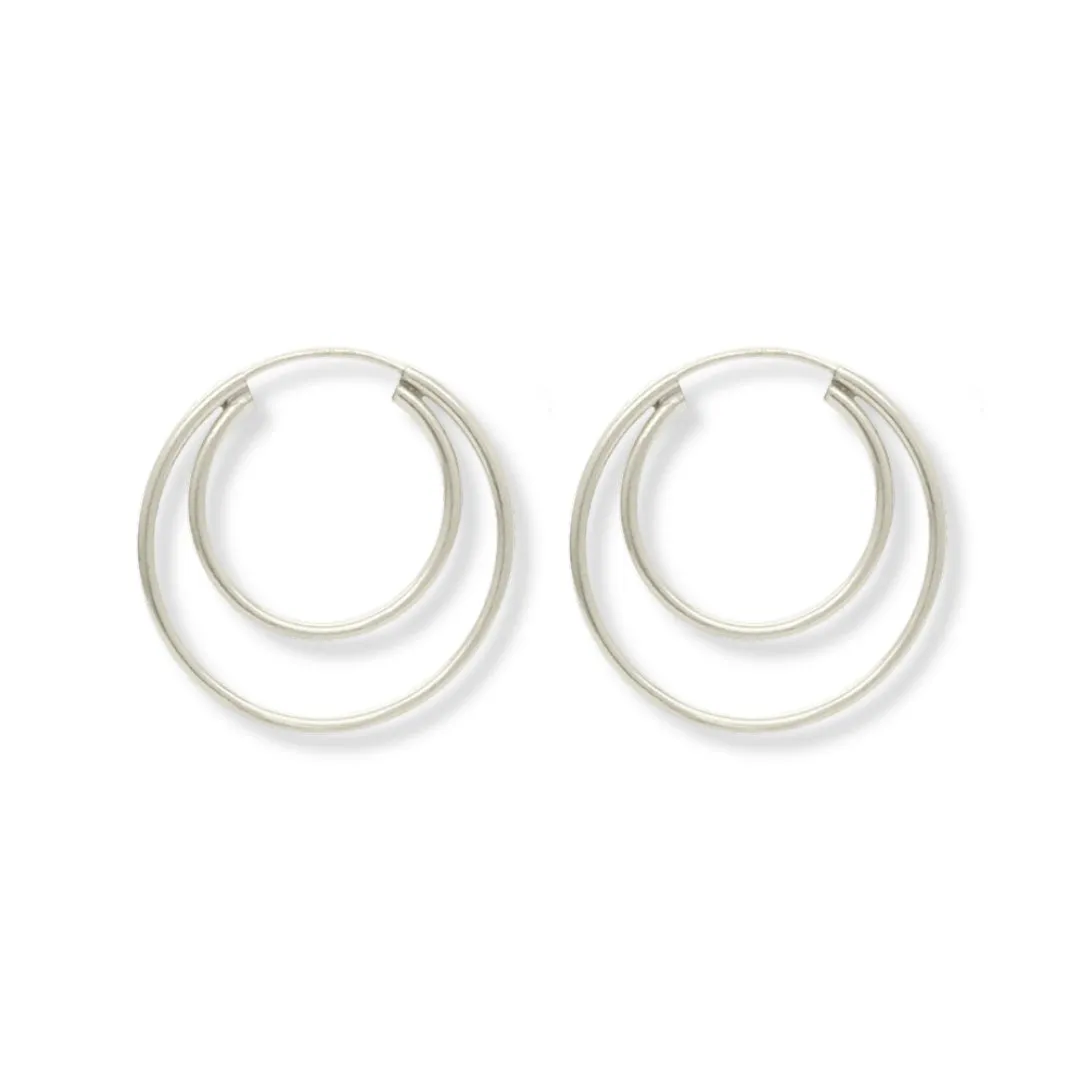 Multi Loop Hoop Earrings