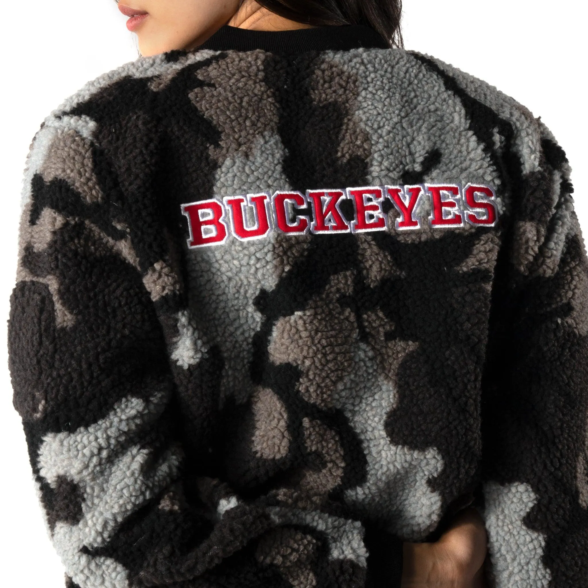 Ohio State Buckeyes Camo Sherpa