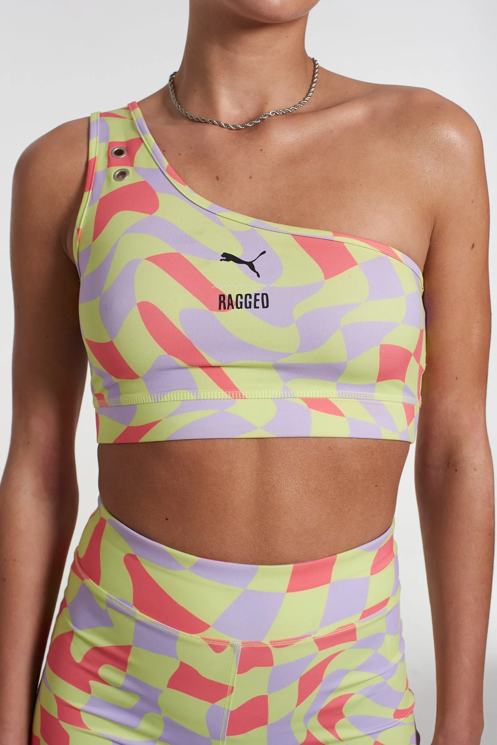 Puma X The Ragged Priest All Over Print Crop Top