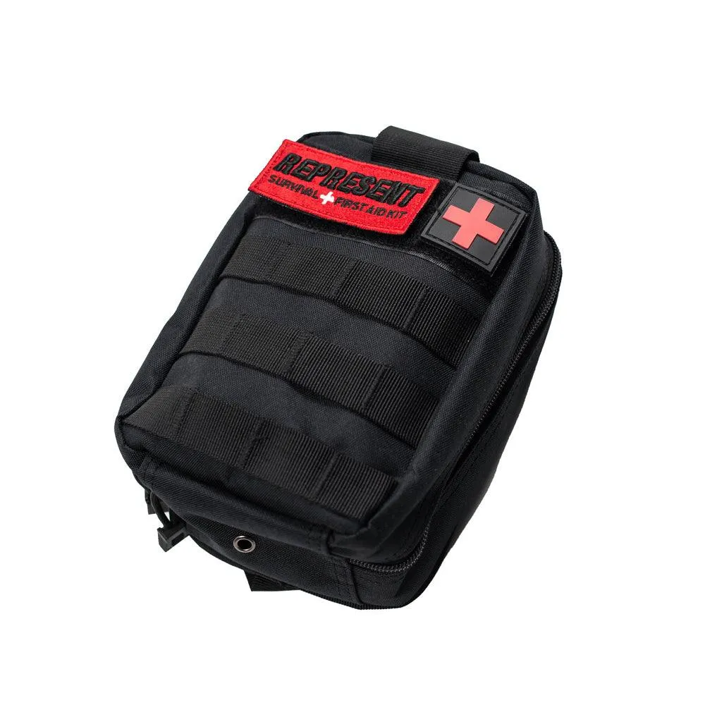 Ready Kit   First Aid Molle EMT Pouch 200  Pcs. Set [BLACK] PREPARED EDITION