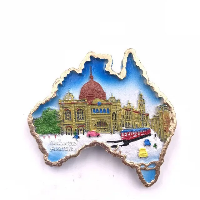 Resin with Magnet - Australia Themes