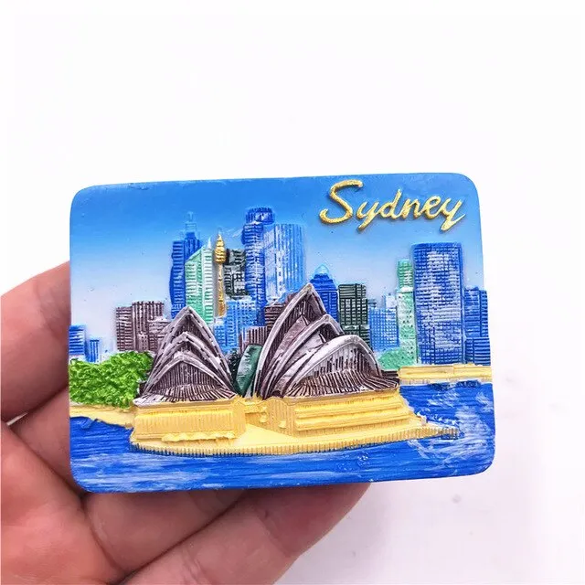 Resin with Magnet - Australia Themes