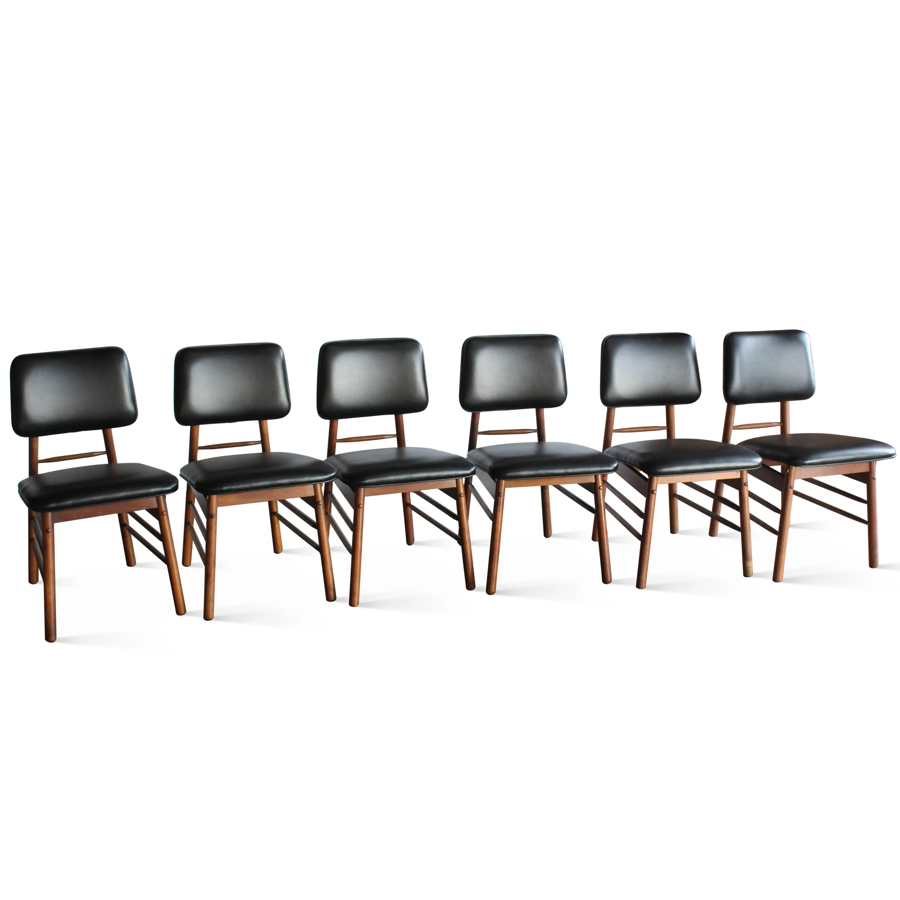 Set of Six Dining Chairs by Greta Grossman for Glen of California