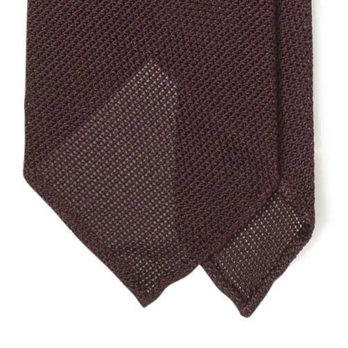 Silk Fina Grenadine Hand-rolled Tie