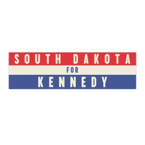 South Dakota for Kennedy Bumper Sticker