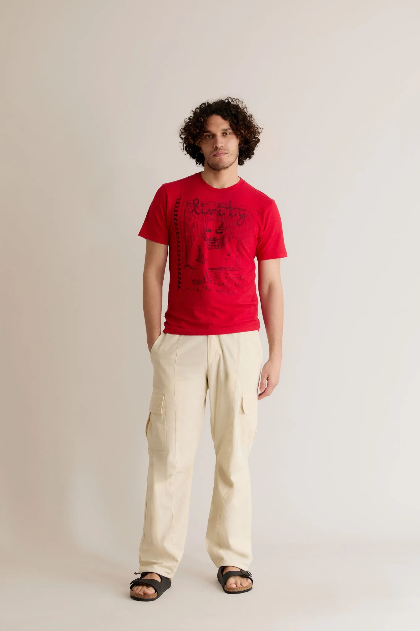 SPIRIT - Hemp Tee by LIVITY Red