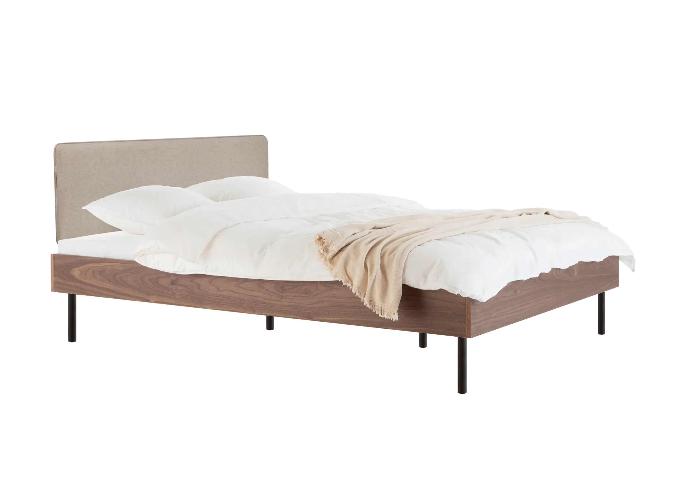 Streiko Bed Walnut