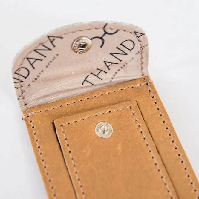 Thandana Leather Luggage Stud Tag