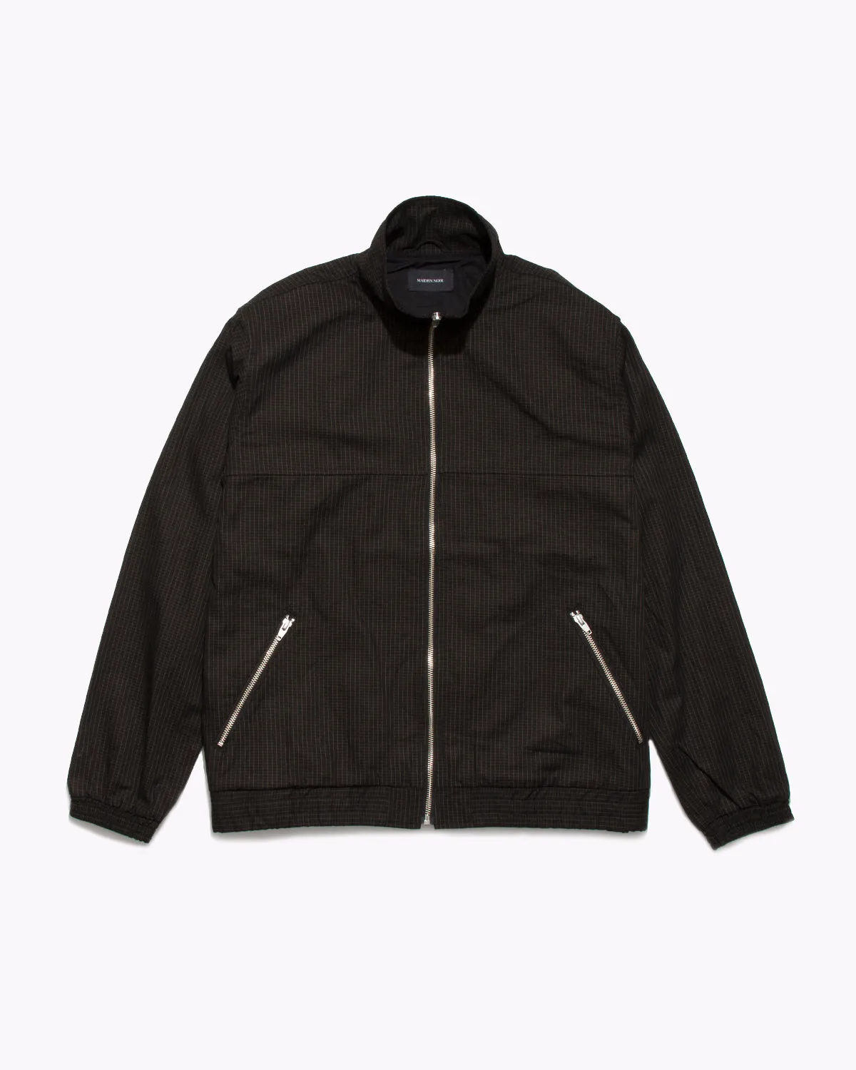 Track Jacket - Black Grid