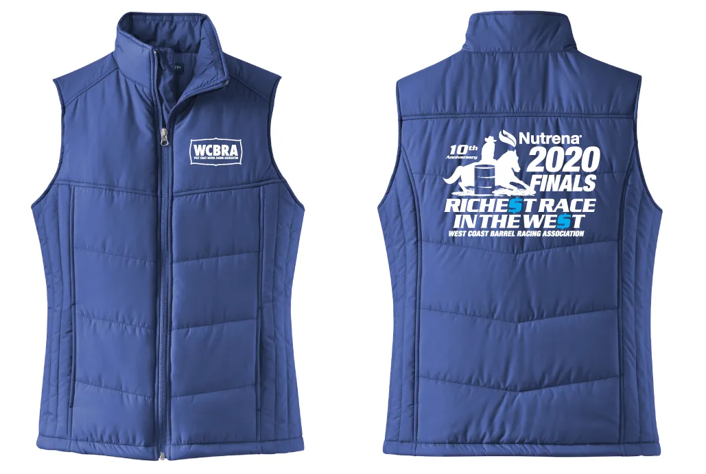 WCBRA Ladies Puffy Vest - FREE SHIPPING