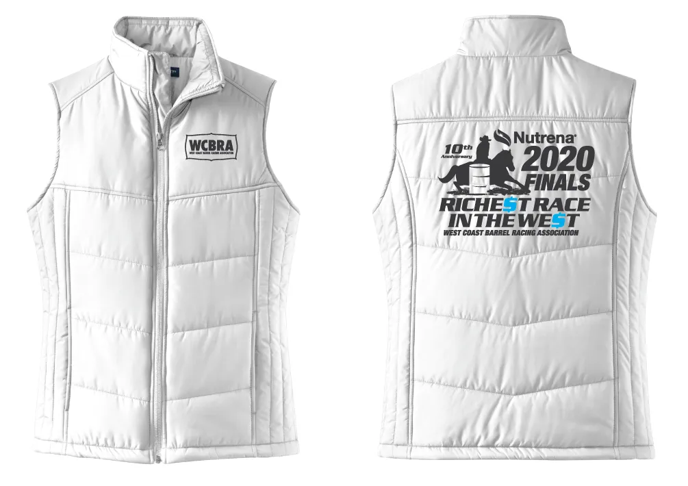 WCBRA Ladies Puffy Vest - FREE SHIPPING