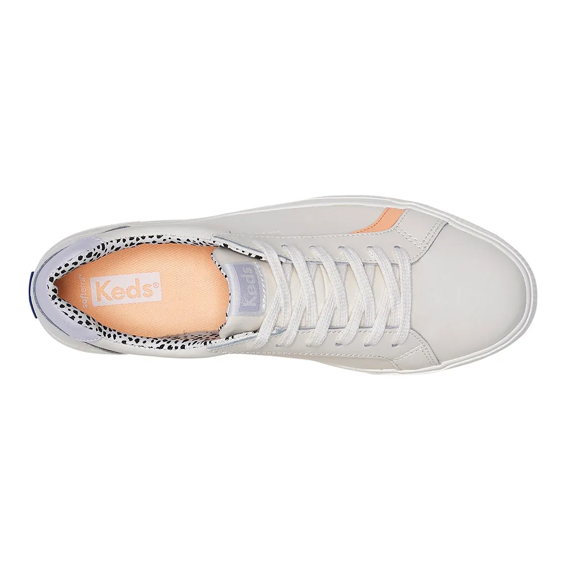 Women's Pursuit Leather Pop Linning Sneaker Cream/Multi (WH67976)